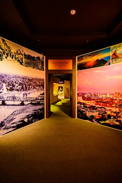 2021年2月11日 泰国清迈市艺术文化中心内的一个展览室 — 图库照片