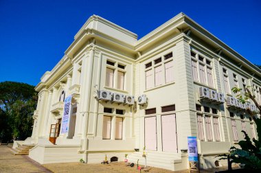 CHIANG MAI, THAILAND - February 14, 2021 : Historic Building of Lanna Folklife Museum, Thailand.