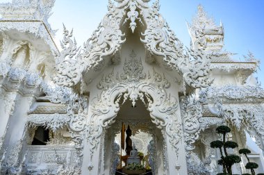 Crematory Building in Rong Khun Temple, Chiang Rai Province.