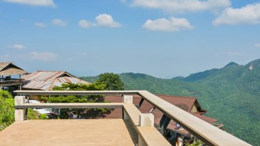 Pha Hi village on the mountain, Chiang Rai province.