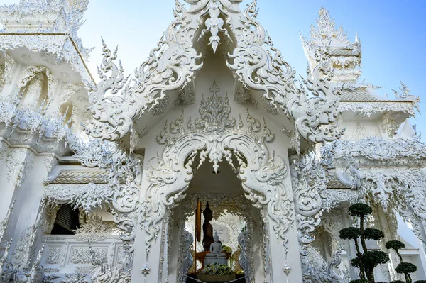 Crematory Building Rong Khun Temple Chiang Rai Province — Foto de Stock