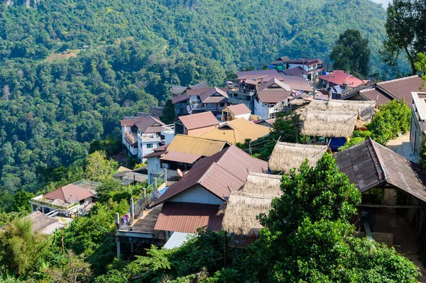 Деревня Пха Хай Горе Провинция Чианграй — стоковое фото