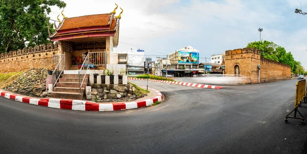 Chiang Mai Thailand April 2020 Panorama Chiang Mai Gate City — Photo