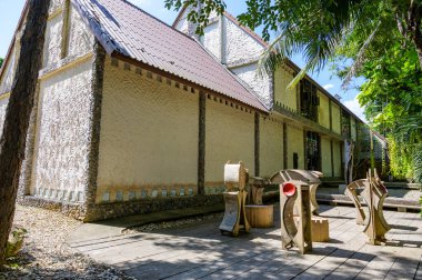 NAN, THAILAND - November 5, 2020 : Nan Riverside Art Gallery in Tha Wang Pha District, Thailand.