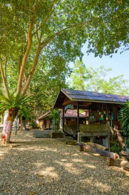 NAN, THAILAND - November 5, 2020 : Nan Riverside Art Gallery in Tha Wang Pha District, Thailand.