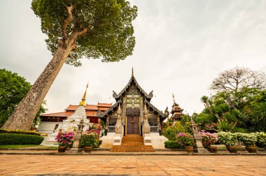 Thai style church of Chedi Luang Varavihara temple, Chiang Mai province.