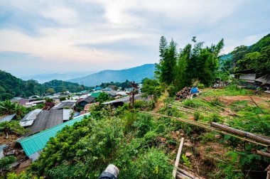 Doi Pui Mong hill tribe village at Doi Suthep Pui national park, Thailand.