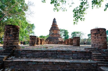 Panorama view of I-Kang temple or Wat I-Kang, Chiang Mai province.