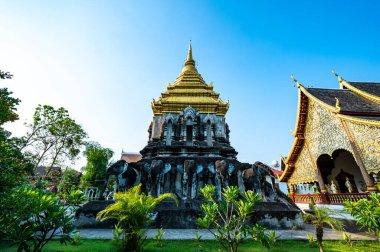 Wat Chiang Mun or Chiang Mun Temple in Chiang Mai Province, Thailand.