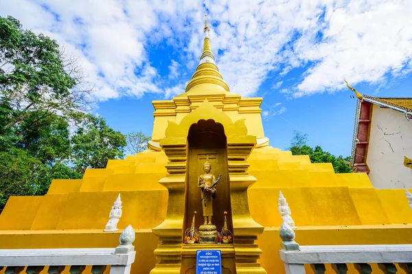 Phayao Thailand November 2020 Golden Pagoda Wat Phrathat Phu Khwang — Stockfoto