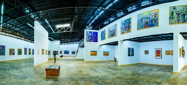 Nan Thailand November 2020 Panorama View Nan Riverside Art Gallery — Stock Fotó