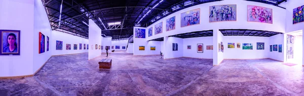 Nan Thailand November 2020 Panorama View Nan Riverside Art Gallery — Φωτογραφία Αρχείου
