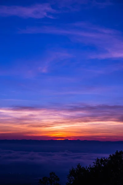 Morning Sky Cloud Chiang Mai City Thailand — стокове фото