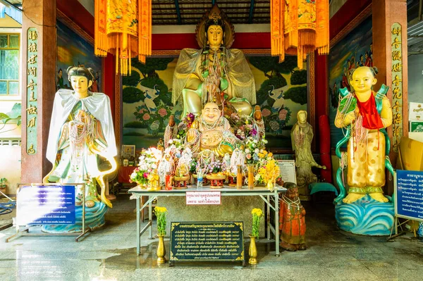 Guan Yin Shrine Chai Mongkon Temple Chiang Mai Province — Stok fotoğraf