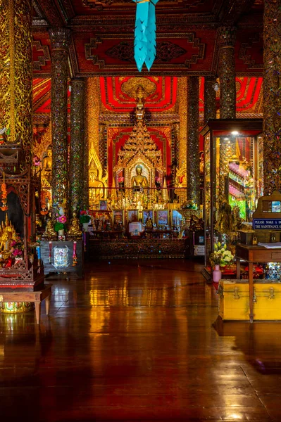 Лампанг Таиланд Марта 2020 Года Старый Будда Храма Шри Жун — стоковое фото