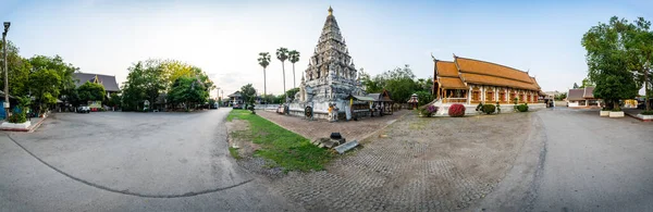 Panorama View Chedi Liem Temple Wat Chedi Liem Wiang Kum — Foto de Stock