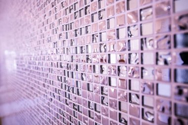 Güzel mozaik duvar veya seramik duvar arkaplanı, Tayland.