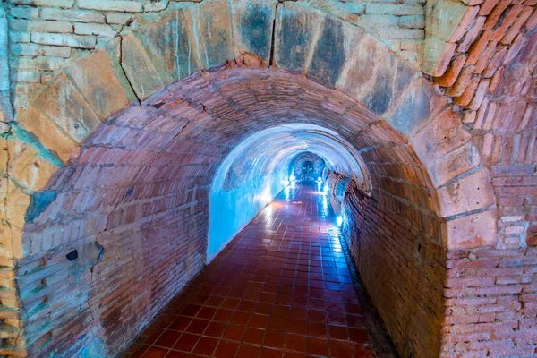 Antiguo Túnel Del Templo Umong Tailandia —  Fotos de Stock