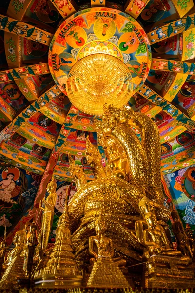 Buddha Statue Set Beautiful Dome Thailand — Stock Photo, Image