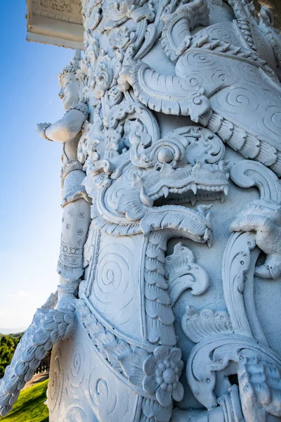 Arte Moldeo Templo Hyuaplakang Tailandia — Foto de Stock