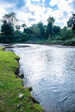 The river in Mueang Khong district, Thailand.