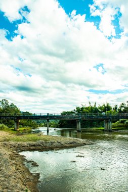 The river in Mueang Khong district, Thailand.