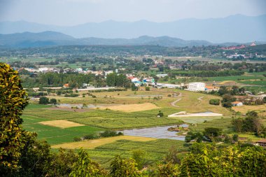 The country view of Wiang Papao district, Thailand.