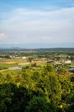 The country view of Wiang Papao district, Thailand.