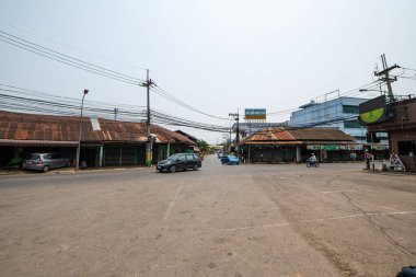 UTTARADIT, THAILAND - 6 Nisan 2019: Laplae Bölgesi, Tayland.