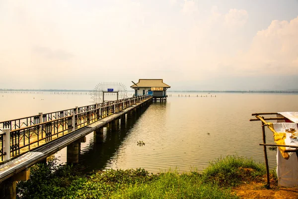 Kwan Phayao Lago Inverno Thailandia — Foto Stock