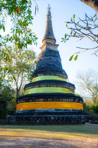 Umong Tapınağındaki Antik Tapınak Tayland — Stok fotoğraf