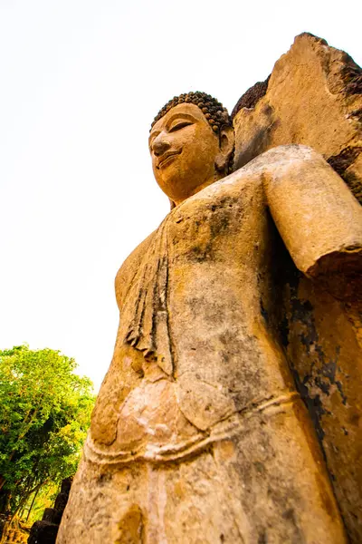 Статуя Будди Пха Ратана Махате Шаліанг Таїланд — стокове фото