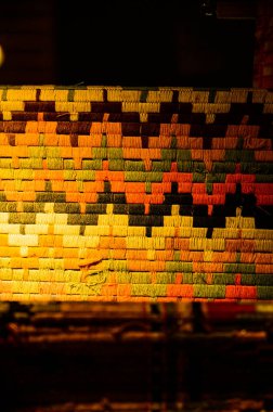 Woven Manuscript Textiles in Chiangmai Province, Thailand.