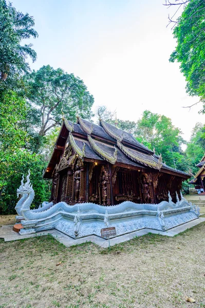 Chiang Mai Thailand March 2021 Lanna Style Church Wat Luang — Stok fotoğraf