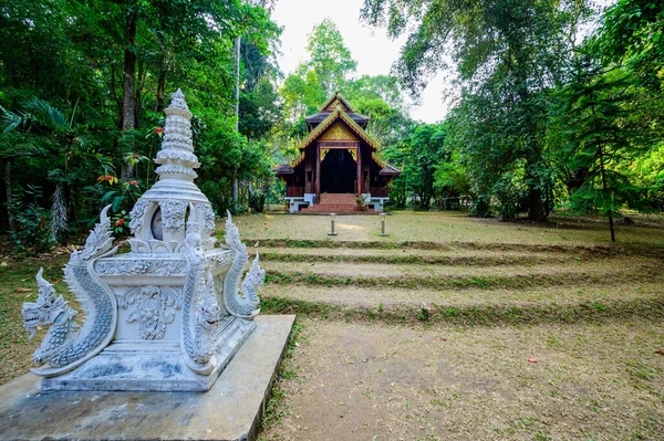 Ланна Стиль Церкви Ват Луанг Кхун Вин Провинции Чиангмай Таиланд — стоковое фото