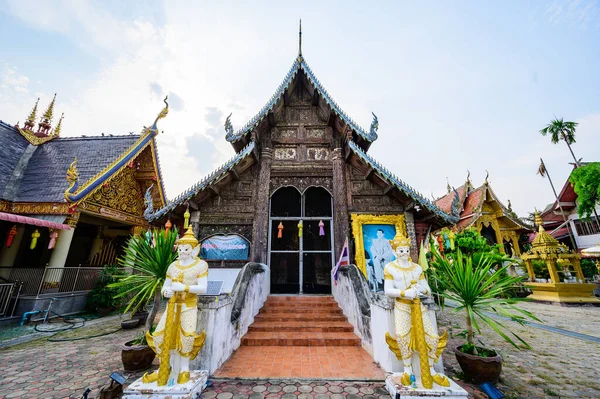 Chiang Mai Thailand March 2021 Ancient Sanctuary Wat Khun Khong — Stock Photo, Image