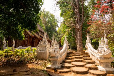 Landscape of Wat Luang Khun Win, Chiangmai Province.