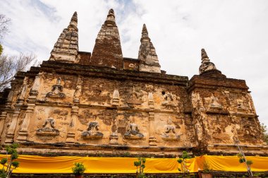 Ancient Pagoda of Wat Chet Yod in Chiang Mai Province, Thailand.