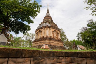 Ancient Pagoda of Wat Chet Yod in Chiang Mai Province, Thailand.