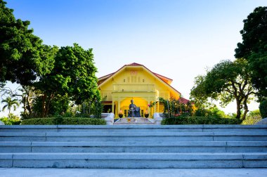 Chiang Mai, Thailand - January 11, 2023 :The Daraphirom Palace Museum is an important historical building in Mae Rim District, Chiang Mai Province.