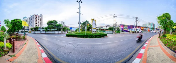 Chiang Mai Thailand Απριλίου 2021 Πανόραμα Άποψη Του Δρόμου Στη — Φωτογραφία Αρχείου