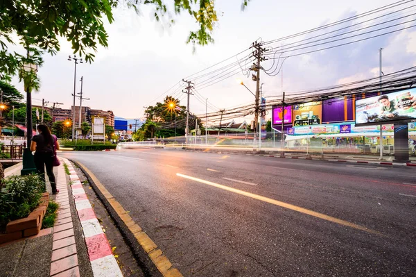 Chiang Mai Thailand April 2021 Evening Street Hua Lin Corner — Stok Foto
