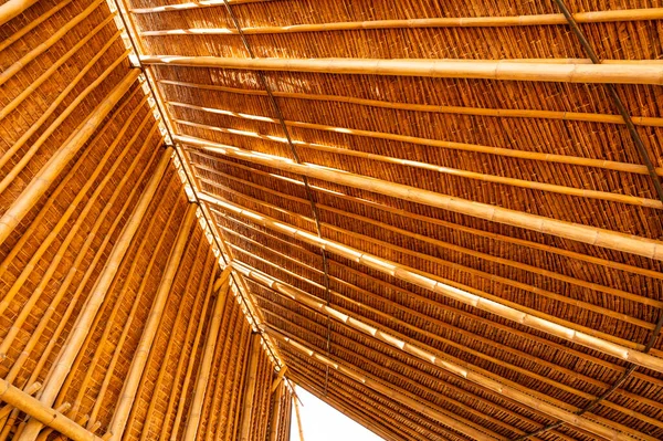 Bamboo Roof Chiangmai Province Thailand — Stockfoto
