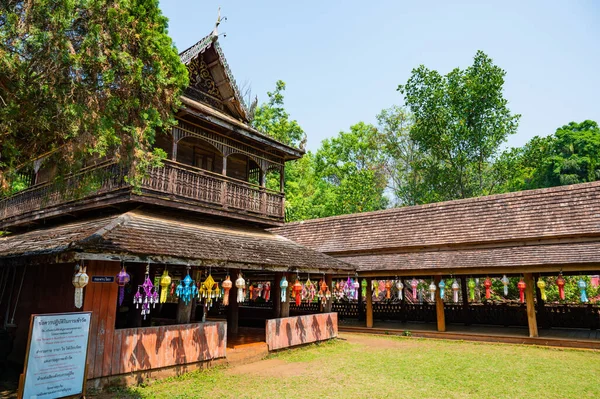 Τοπίο Του Wat Luang Khun Win Στην Επαρχία Chiangmai Ταϊλάνδη — Φωτογραφία Αρχείου