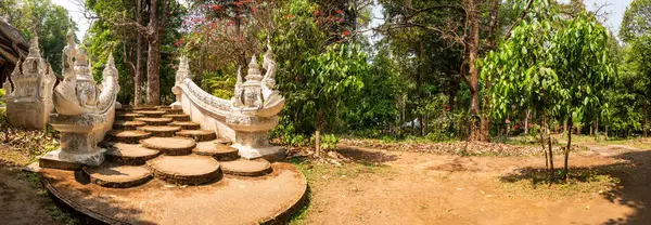 Panorama Landscape Wat Luang Khun Win Chiangmai Province — Stockfoto