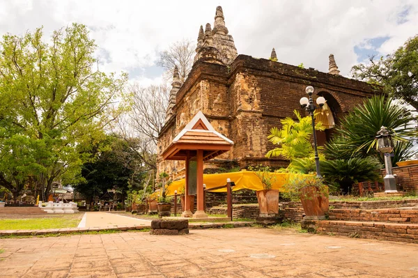 Ancient Pagoda Wat Chet Yod Chiang Mai Province Thailand —  Fotos de Stock