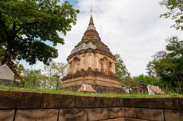 Ancient Pagoda Wat Chet Yod Chiang Mai Province Thailand — Fotografia de Stock