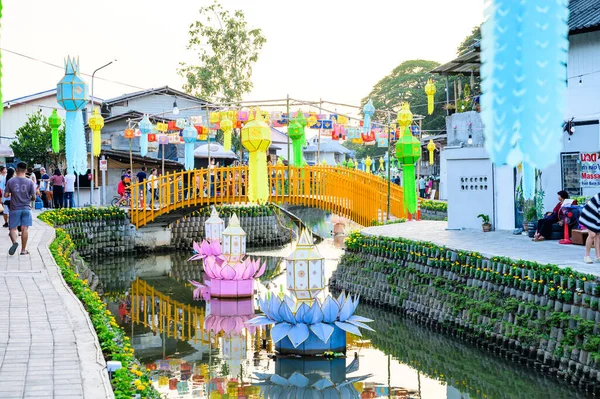 Chiang Mai Thailand November 2022 Klong Mae Kha Floating Market — 스톡 사진