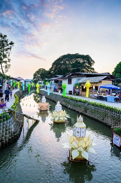 Chiang Mai Thailand November 2022 Klong Mae Kha Floating Market — Photo