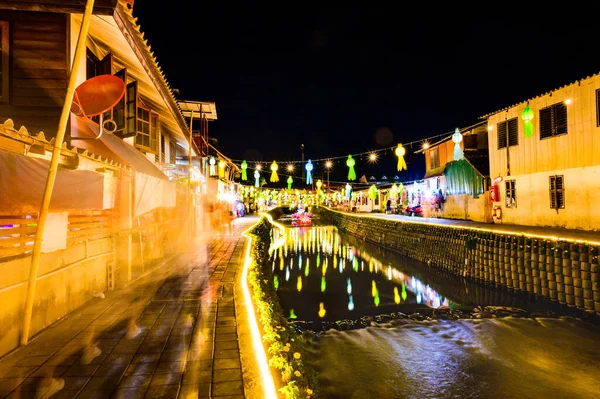 チェンマイ 2022年11月10日 Khlong Mae Kha夜市 チェンマイ県 — ストック写真